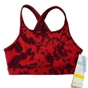 Zella Burgundy London Roisin Camo Girls Sports Bra S M L XL